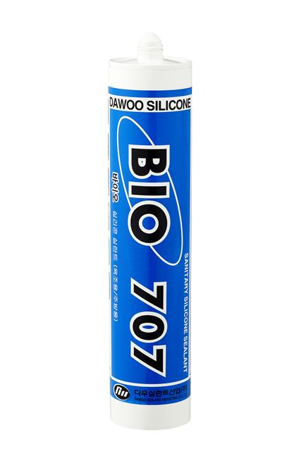 Dawoo Sealant BIO 707 Санитарный силиконовый герметик, белый, 270мл.